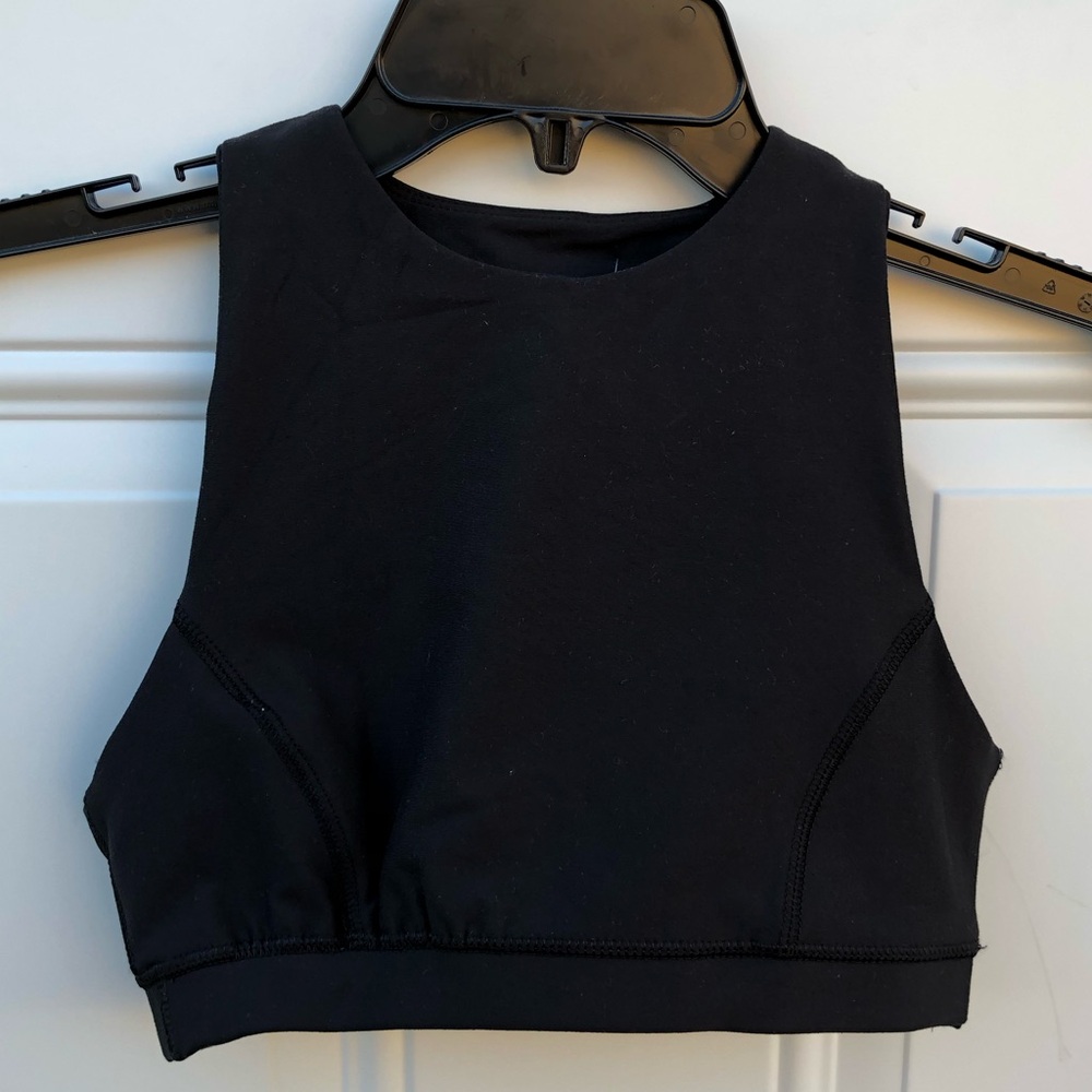 WEWOREWHAT Women Black Sports Bra Athletic Youth Girl Size XS